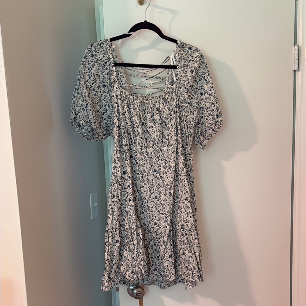 Floral Puff Sleeve Dress
